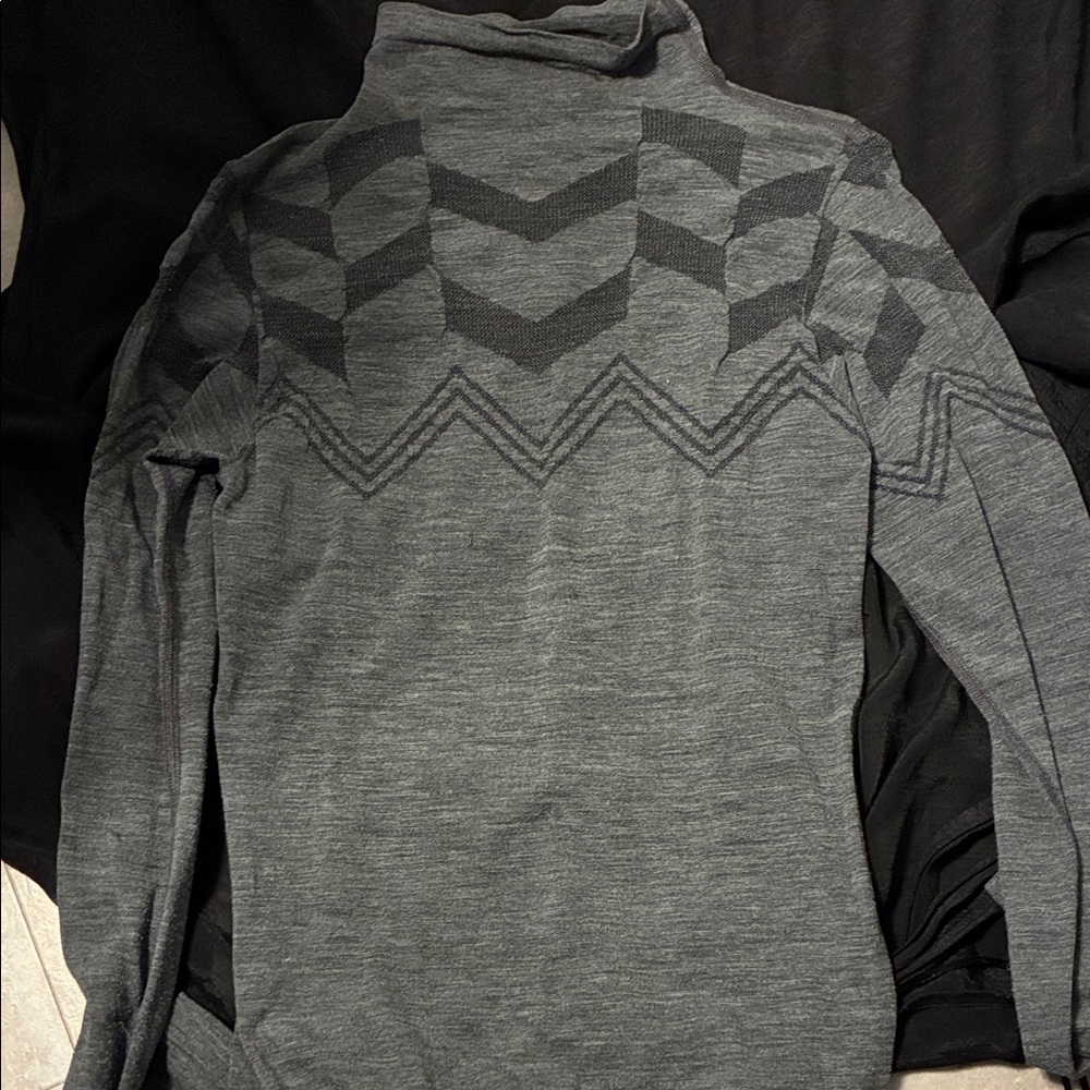 Athleta Gray Cowl Neck Sweater